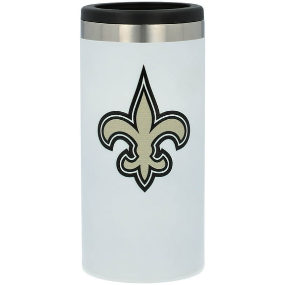 New Orleans Saints Team Logo 12oz. Slim Can Holder