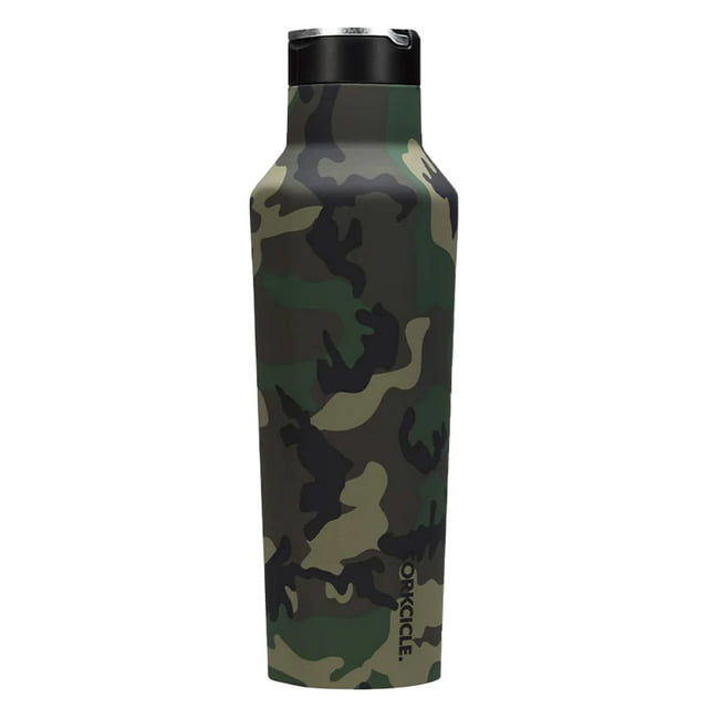 Cantimplora deportiva clásica Thermos Corkcicle Woodland Camo, 591 ml