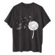 thumbnail image 3 of Fiudx Ofertas de La Semana Blusa Informal de Manga Corta con Estampado de Cuello Redondo para Mujer, 3 of 3