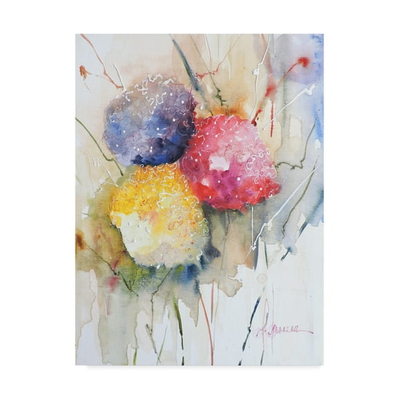 Trademark Fine Art 'Hortenzzia II' Canvas Art by Leticia Herrera