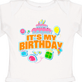 thumbnail image 4 of Inktastic It's My Birthday Boys or Girls Long Sleeve Baby Bodysuit, 4 of 5