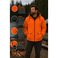 thumbnail image 2 of TrailCrest Adult Men’s Insulated & Waterproof Blaze Orange Tanker Jacket, 2X, Orange, 2 of 8