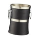 thumbnail image 5 of Cubo de Hielo Cubo de Hielo Aislado 2L Creativo con Mango Bañera de Metal para Bebidas Bañera para Enfriar Bebidas para el Hogar Interior y Exterior Negro Plata, 5 of 8