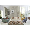 thumbnail image 2 of EORC Navy / Gold Hand Knotted Wool Traditional Heriz Serapi  Rug, 9' x 12', 2 of 6