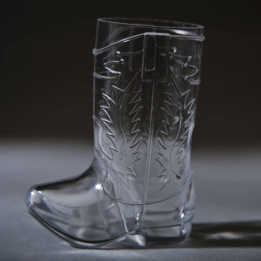 Plastic Mini Boot Glasses (2.25Oz) Party Supplies 12 Pieces