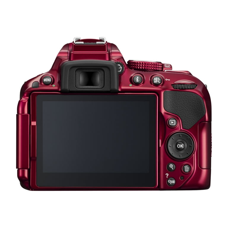 Nikon D5300 Digital Camera with AF-S VR DX 18-55mm Lens, Red Nikon D5300 Digital Camera with AF-S VR DX 18-55mm Lens, Red