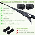 thumbnail image 4 of Grassman Kids Hammock with Straps,Carabiners Children's hammock Set, 4 of 5