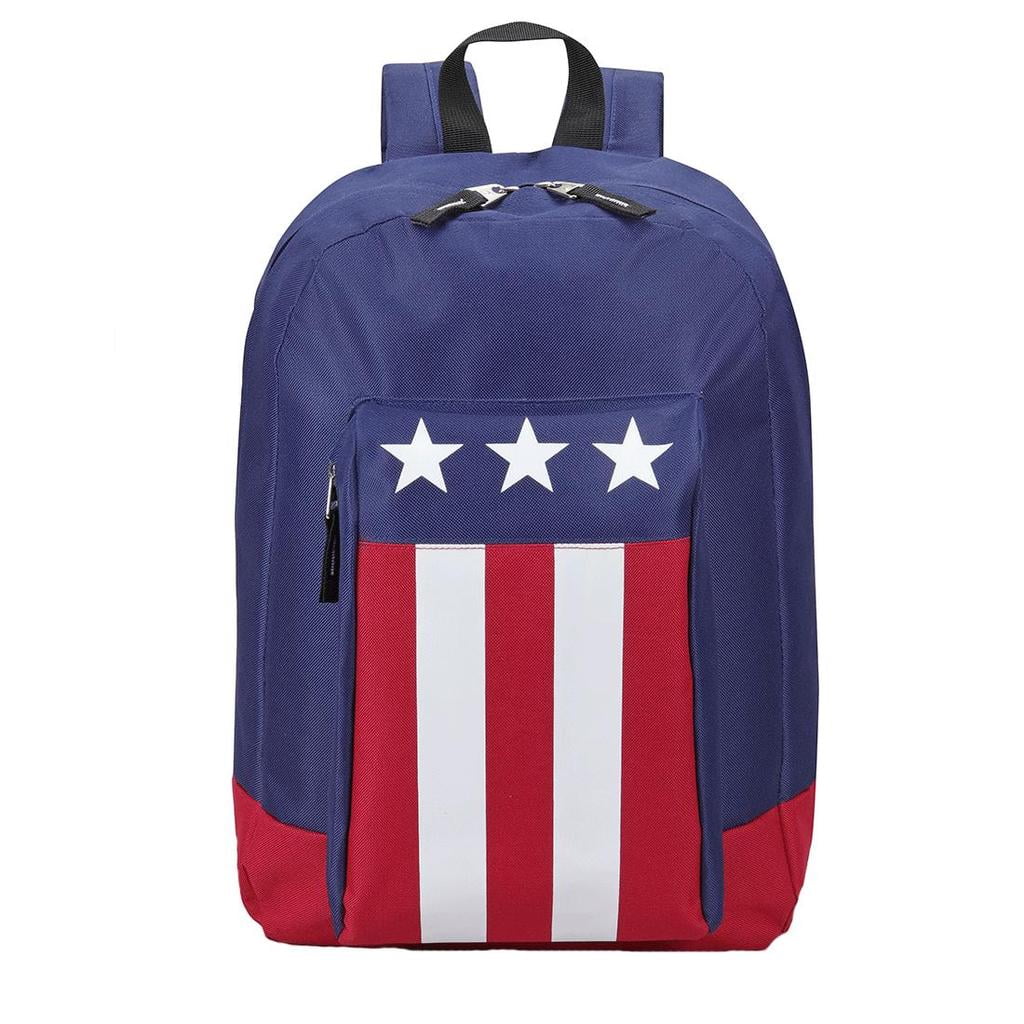 Classic Style American Flag Backpack Best Backpack USA Flag Lots of Zippered