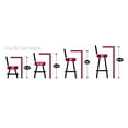 thumbnail image 2 of L00418 Black Wrinkle Fresno State Stationary Chair with Ladder Style Back by Holland Bar Stool Co., 2 of 2