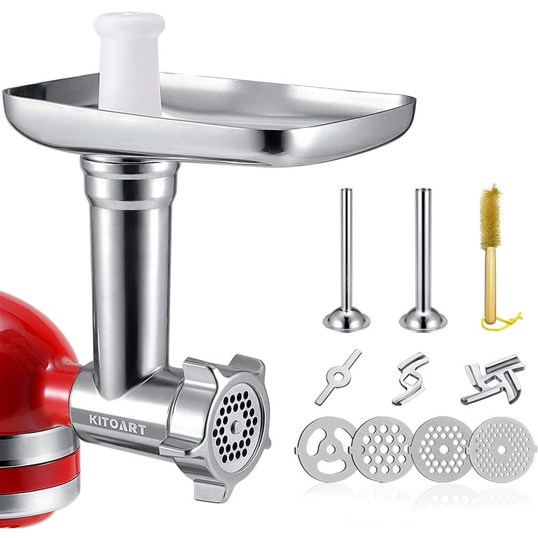 Metal Food Grinder Attachments for KitchenAid Stand Mixers, Meat
