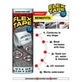 thumbnail image 6 of Flex Tape Rubberized Waterproof Tape, 12 inches x 10 feet, Gray, 6 of 9