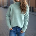 thumbnail image 6 of Kmdttou Up to 40% off! Women's Loose Knit Sweater Long Sleeve Top/Shirt on Clearance!, 6 of 7