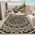 thumbnail image 1 of Outdoor Rug ;x; Reversible Boho Plastic Straw Patio Deck Camping Rugs Indoor Outdoor Portable RV Mat Carpet for Outside Porch Balcony Backyard Beach Pool, 1 of 8