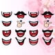 thumbnail image 2 of FELTECHELECTR paquetes de pegatinas para mascarillas, labios, sonrisas y pegatinas decorativas (1 paquete de 10 unidades), 2 of 6