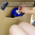 thumbnail image 2 of YIOVVOM Car Garbage Can with Lid, Leakproof Vehicle Automotive Cup Holder Car Trash Can , Small Trash Bin for Automotive Office Home Kitchen, 2 of 7