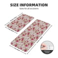 thumbnail image 2 of Yiaed Rose Mix Leopard 4 Kitchen Rugs Sets of 2 Kitchen Mats Cushioned Anti Fatigue Kitchen Rug Tapetes Para Cocina for Sink,Laundry Room, 2 of 6