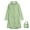 light green, variant on Rain Coats for Women Men Long Waterproof Coat Windproof Raincoat Lightweight Poncho Quick Dry Long Rain Jacket Hooded