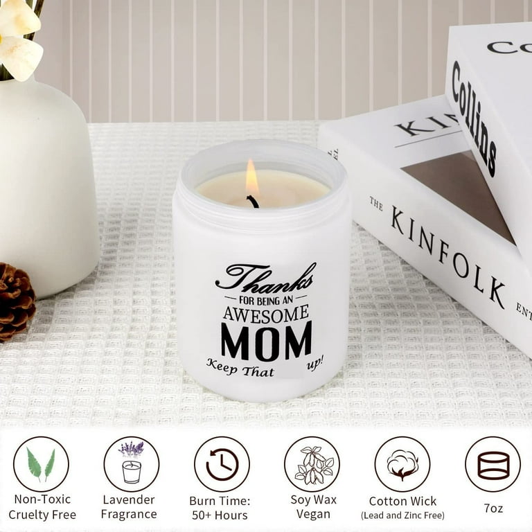  Best Mom Gifts Mothers Day Gifts for Mom from Daughter Son,  Lavender Scented Candles Gifts for Women, Birthday Gifts Mom Mothers Day  Gifts for Mother-in-law Wife Funny Soy Candles for Home