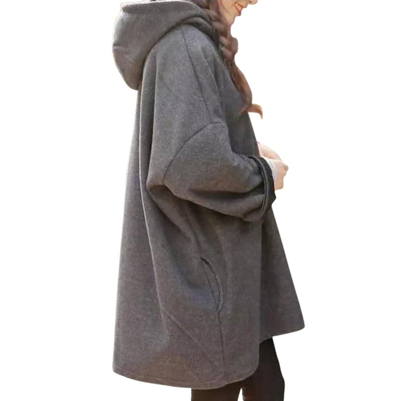 womens black oversized sweatshirt