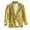 A-Gold1300, variant on XIAONU Mens Lightweight Blazer Notched Lapel Two Button Rolled Sleeve Jacket Casual office Tops