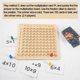 thumbnail image 4 of Multiplication Board Game Mathematical Counting Table Game with Dice & Flash Card Early Education Toy Gifts, 4 of 5