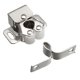 thumbnail image 3 of Pestillo de rodillo doble Uxcell para puerta de muebles con gancho tono plateado, 3 of 5