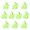 Green, variant on 10pack Lovely Colorful Aquariums Resins Decoration Resins Fish Adornment for Garden Display