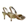 thumbnail image 2 of XY London Womens Imogen Metallic Sling Back Court Shoes, 2 of 5