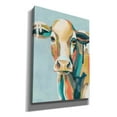 thumbnail image 2 of Epic Graffiti 'Colorful Cows I' by Grace Popp, Canvas Wall Glass, 40"x54", 2 of 2