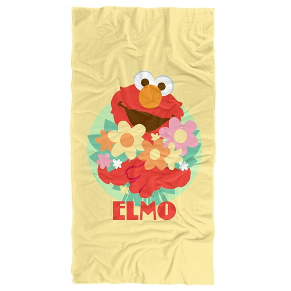 Sesame Street Flowers for You Officially Licensed Beach Towel 30' X 60'