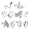 Set 2, variant on 10pcs Crochet Rings Alloy Knitting Rings Yarn Guide Rings Hand Weaving Tools