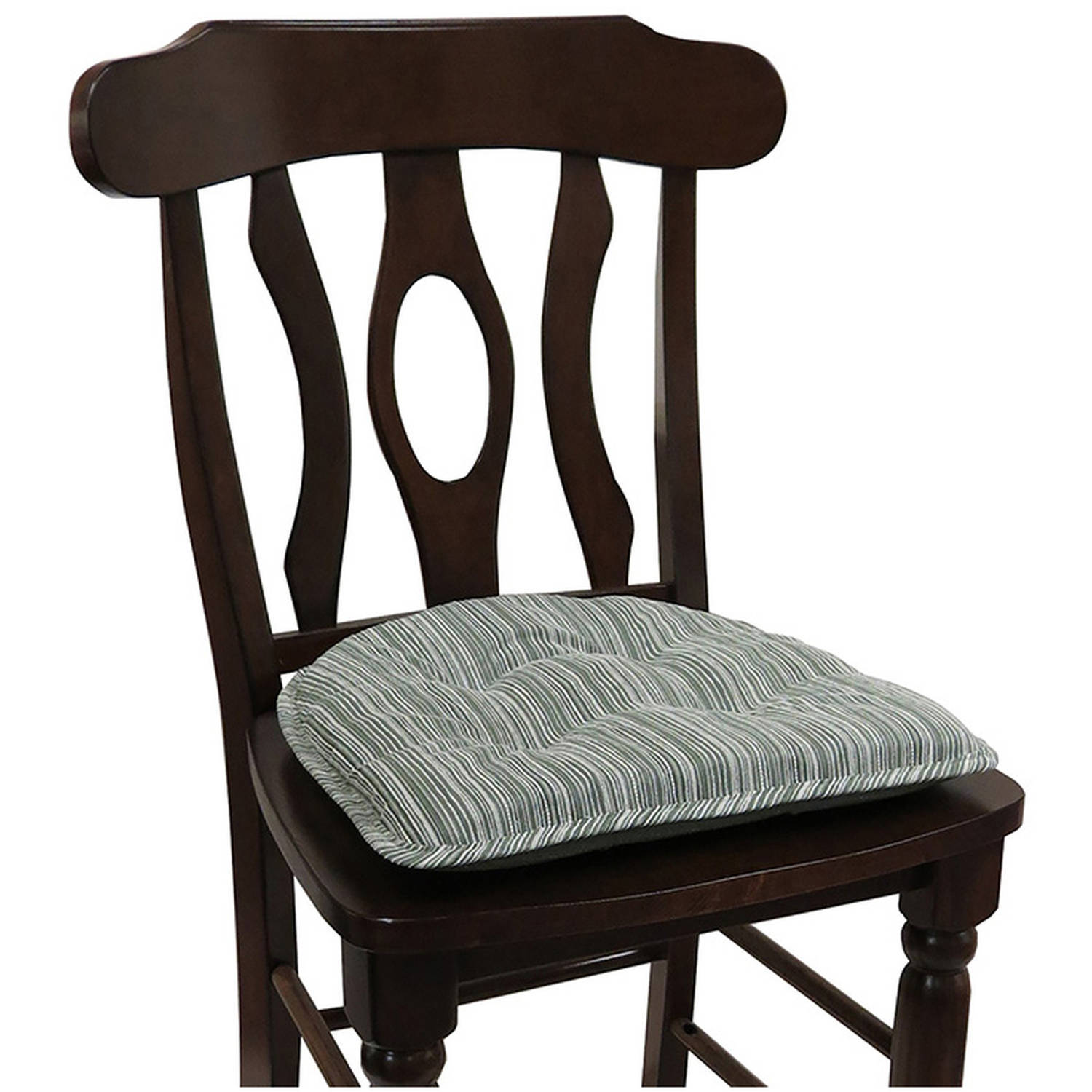 Gripper Non Slip 15 X 16 Sophia Stripe Tufted Chair Cushions Set Gripper Non Slip 15 X 16 Sophia Stripe Tufted Chair Cushions Set