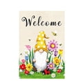 thumbnail image 2 of Antqov Garden Flag 12x18" Spring Welcome Gnome Double Sided Flags Flower Butterflies Small Garden Flags for Outdoor Yard Lawn Garden Home Decor, 2 of 6