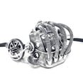thumbnail image 3 of Steampunk Style Metallic Half Face masquerade Mask Halloween Costume Cosplay Party Mask, 3 of 3