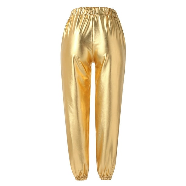 Aayomet Women Joggers Womens Ultra Soft Joggers Stretch Yoga Sweatpants High Waist Lightweight Lounge Drawstring Pants with Pockets Gold M