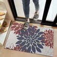 thumbnail image 2 of Red and Blue Pioneer Flower Pattern Door Rugs,Washable Non Slip Door Mats Indoor,Decorative Door Mats,Entry Mat Indoor for Entrance,Bedroom,Kitchen,Bathroom,20"x32", 2 of 6
