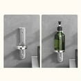 thumbnail image 3 of Wall Mounted Soap Dispenser Pump Bottle Stainless Steel Holder For Shampoo Shower Gel Refillable Conditioner Bottle Holder, 3 of 9