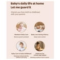 thumbnail image 6 of 2MP 1080P Tuya APP Remote Control Baby Monitor WIFI IP Camera 120Degree Babysitter Intercom Baby Camera Pink US Plug, 6 of 8