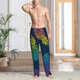 thumbnail image 2 of Zufioo Abstract Bright Pineapple Fruit Retro Mens Pajama Pants Sleep & Lounge Pants Sleepwear Pants(Available in Big & Tall)-Medium, 2 of 6