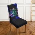 thumbnail image 2 of COEQINE Dining Room Chair Slipcovers Set of 1, Stretchable Universal Fit Chair Protector Polyester Spandex Machine Washable Covers for Dining Room, Hotel, Ceremony, Mushroom Galaxy, 2 of 7
