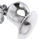 thumbnail image 4 of Bocina de aire estilo caracol para ciclismo, alarma, corneta de metal, bombilla de goma, decoración para bicicleta Plata, 4 of 7