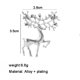 thumbnail image 5 of Alfileres de Broche de Reno Yuyangstore Solapel Stick Pin para Mujer Navidad, 5 of 8