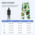 thumbnail image 6 of Kdxio Green Avocado Print Men's Sleep Pajama Pant Lounge Pants with Pockets, 6 of 8