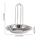 thumbnail image 5 of Advancent Rejilla para asar pollos de acero inoxidable, herramienta para asar a la parrilla, tenedor ligero para barbacoa, soporte para parrilla, Estufas de camping, 5 of 6