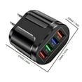 Fast Charging Android Power Cord Glowing USB Phone Charger Portable 4