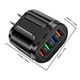 thumbnail image 3 of Cargador Usb Luminoso Para Teléfono, Cargador Portátil De 4 Puertos Y 3,1 A, Adaptador Compacto Para Enchufe De Pared, 3 of 7