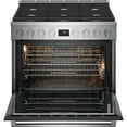 thumbnail image 7 of Electrolux Ecfd3668a 36" Wide 4.4 Cu. Ft. Free Standing Dual Fuel Range - Stainless Steel, 7 of 7