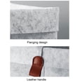 thumbnail image 6 of Washranp 1Pcs Storage Basket, Large Capacity Anti-deform Felt Leather Handle Organizer Basket for Home, 6 of 7