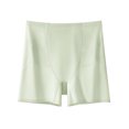 thumbnail image 3 of Scyoekwg Women's Boyshort Underwear Stretch Solid Color Safety Panties Breathable Mid‑Waist Ladies Briefs For Daily Wear (Green,XL), 3 of 8
