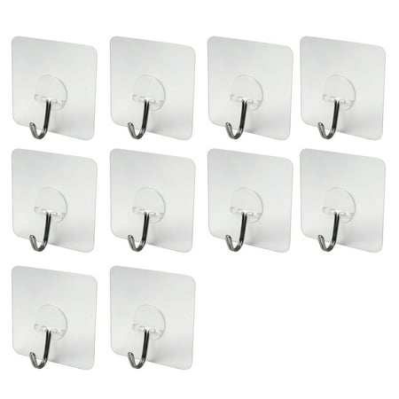 

GETHOME Wall Mount Utility Hanger Adhesive Hook Bathroom Kitchen Seamless